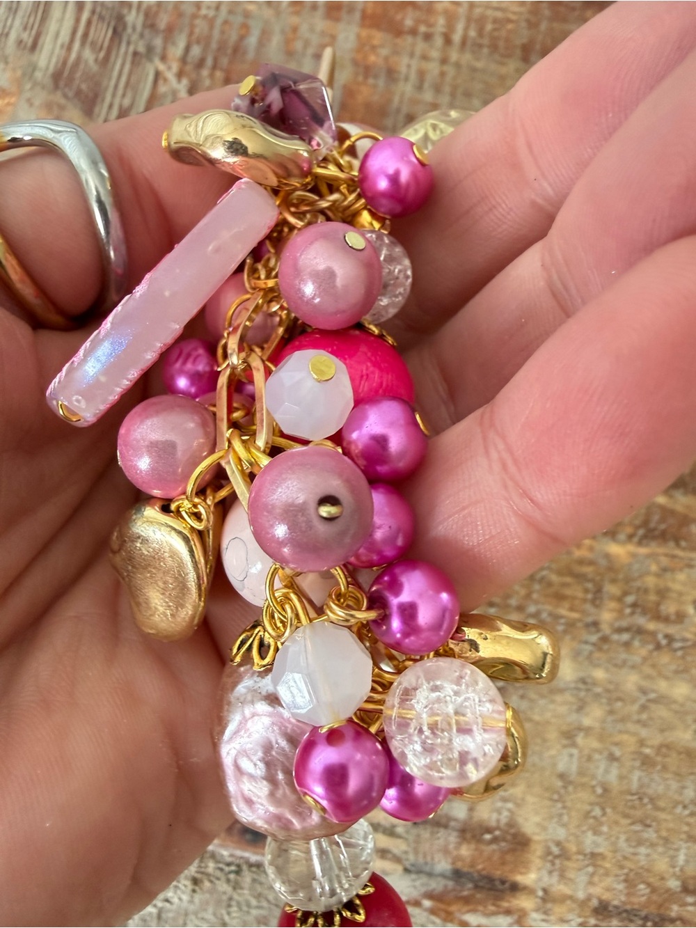 Pink Bag Charm